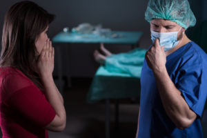 A doctor's error causes a wrongful death.